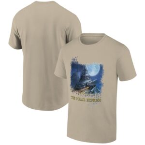 Men's Ripple Junction Tan The Polar Express  Holiday Graphic T-Shirt