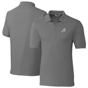 Men's Cutter & Buck Gray Reno Aces Big & Tall DryTec Advantage Tri-Blend Pique Polo
