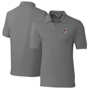 Men's Cutter & Buck Gray Springfield Cardinals Big & Tall DryTec Advantage Tri-Blend Pique Polo