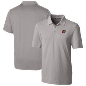 Men's Cutter & Buck  Gray Rochester Red Wings Big & Tall DryTec Forge Stretch Polo