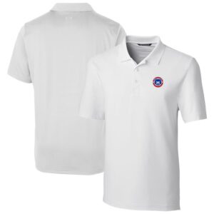 Men's Cutter & Buck  White South Bend Cubs Big & Tall DryTec Forge Stretch Polo