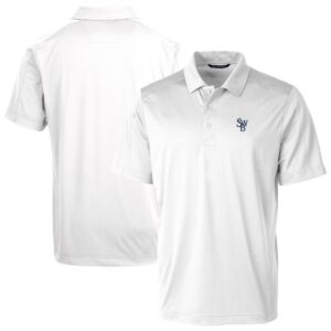 Men's Cutter & Buck White Scranton Wilkes-Barre RailRiders Big & Tall Prospect Textured Stretch Polo