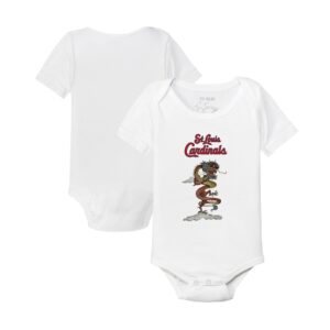 Infant Tiny Turnip White St. Louis Cardinals 2024 Year of the Dragon Bodysuit