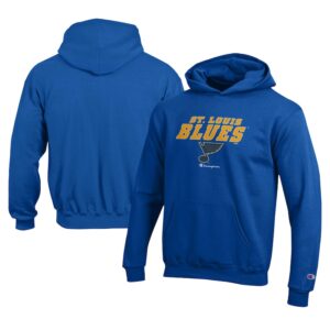 Youth Champion  Royal St. Louis Blues Eco Powerblend Pullover Hoodie
