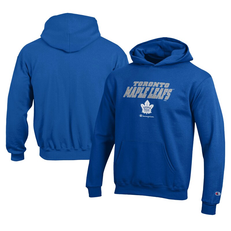 Youth Champion Royal Toronto Maple Leafs Eco Powerblend Pullover Hoodie
