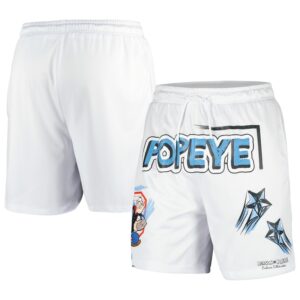 Unisex Reason White Popeye Mesh Shorts