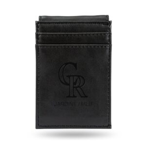 Black Colorado Rockies Front Pocket Wallet