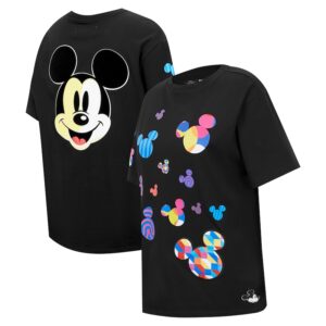 Women's Freeze Max Black  Icons Expression Boyfriend T-Shirt