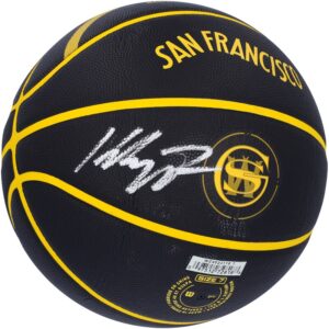 Klay Thompson Golden State Warriors Autographed Wilson 2023-24 City Edition Collector's Basketball