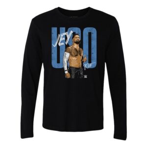 Men's 500 Level Black Jey Uso Pose Long Sleeve T-Shirt