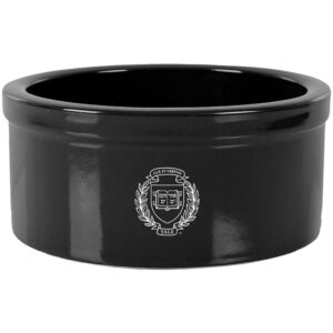 Black Yale Bulldogs 5" Pet Bowl