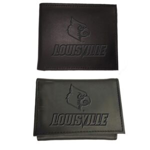 Louisville Cardinals Bifold & Trifold Wallet Two-Piece Set