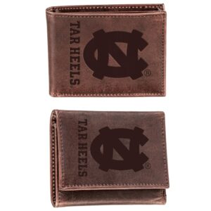 North Carolina Tar Heels Bifold & Trifold Wallet Two-Piece Set