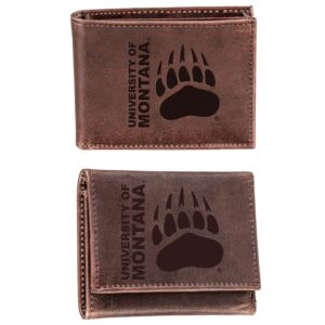 Montana Grizzlies Bifold & Trifold Wallet Two-Piece Set