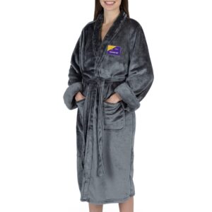 Women's The Northwest Group Gray Minnesota Vikings Snipe Personalized Robe