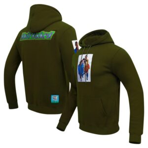 Unisex Freeze Max Olive Half Baked Trippy Pullover Hoodie
