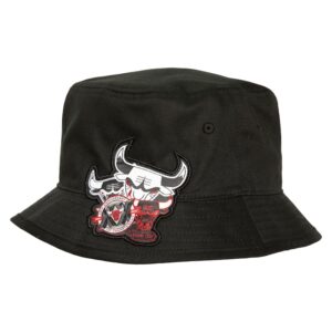 Men's Mitchell & Ness Black Chicago Bulls 20th Anniversary Bucket Hat