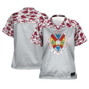 Women's ProSphere  Gray Hampden-Sydney College Tigers  Camo Football Jersey