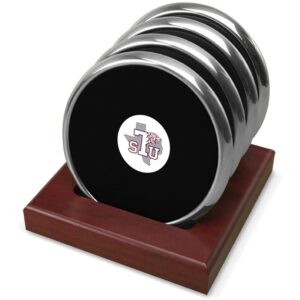 Silver Texas Southern Tigers 4-Pack Coaster Set