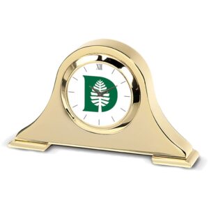Gold Dartmouth Big Green Napoleon Desk Clock