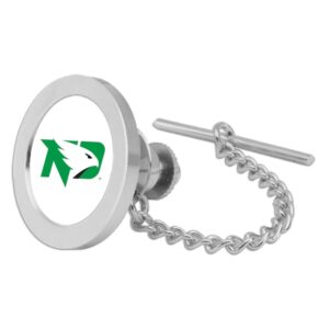 Silver North Dakota Tie Tack/Lapel Pin