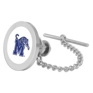 Silver Memphis Tigers Tie Tack/Lapel Pin