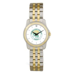 Women's Silver/Gold Norfolk State Spartans Two-Tone Wristwatch