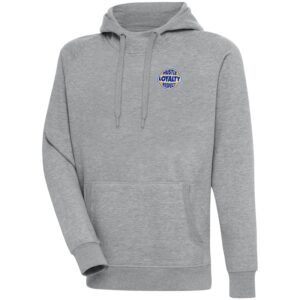 Men's Antigua  Heather Gray John Cena Victory Pullover Hoodie