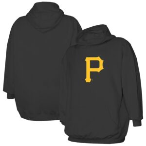 Youth Stitches  Black Pittsburgh Pirates Fleece Pullover Hoodie