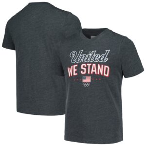 Girls Youth Heather Charcoal Team USA Victory T-Shirt