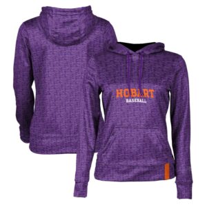 Women's ProSphere  Purple Hobart & William Smith Colleges Baseball Pullover Hoodie