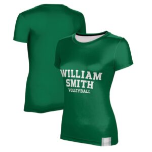 Women's ProSphere  Green Hobart & William Smith Colleges Volleyball T-Shirt