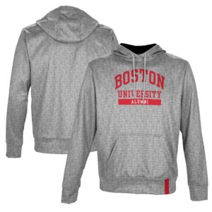 Men's ProSphere Gray Boston University Alumni Pullover Hoodie