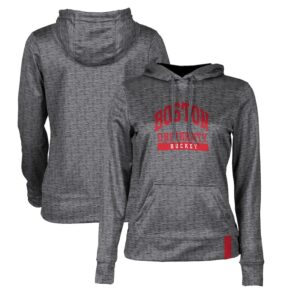 Women's ProSphere Heather Gray Boston University Hockey Pullover Hoodie