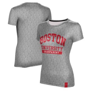 Women's ProSphere Gray Boston University Grandparent T-Shirt