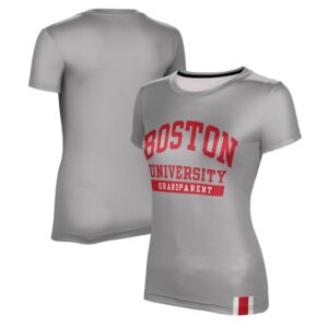 Women's ProSphere Gray Boston University Grandparent T-Shirt
