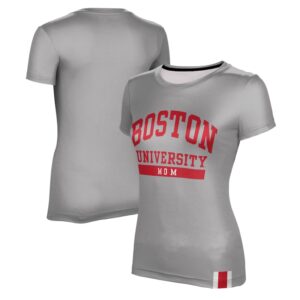 Women's ProSphere Gray Boston University Mom T-Shirt