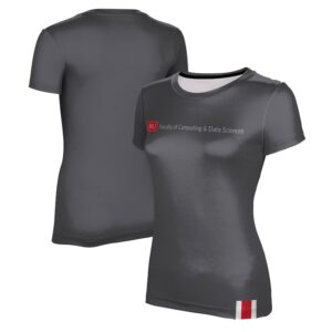 Women's ProSphere Heather Gray Boston University Faculty of Computing & Data Sciences T-Shirt