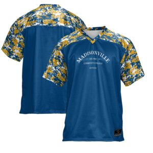 Men's ProSphere  Blue Madisonville Community College Football Jersey