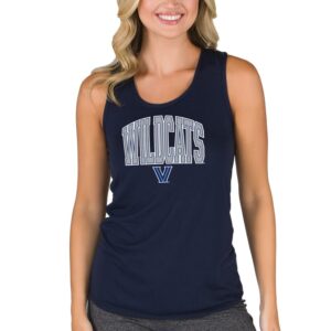 Women's College Concepts Navy Villanova Wildcats Marathon Racerback Tank Top