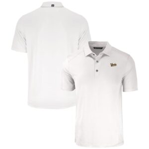 Men's Cutter & Buck  White Vanderbilt Commodores Vault Forge Eco Stretch Recycled Polo