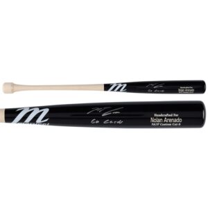 Nolan Arenado St. Louis Cardinals Autographed Marucci Game Model Bat with "Go Cards" Inscription