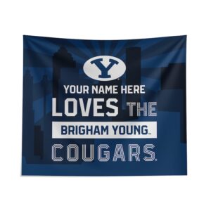 Pegasus BYU Cougars 51" x 60" City Skyline Personalized Wall Tapestry