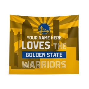 Pegasus Golden State Warriors 51" x 60" City Skyline Personalized Wall Tapestry
