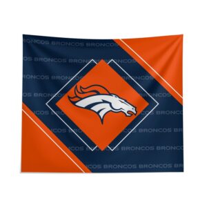 Pegasus Denver Broncos 51" x 60" Diamond Boxed Wall Tapestry