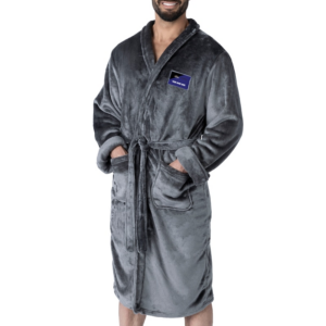 Unisex The Northwest Group Gray Baltimore Ravens Snipe Personalized Robe