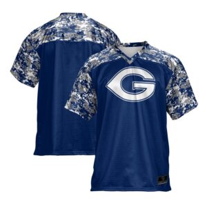 Youth ProSphere Blue Grayson College Vikings Camo Football Jersey