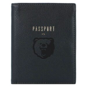Fossil Black Morgan State Bears Travel RFID Passport Case