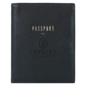 Fossil Black Trinity Tigers Travel RFID Passport Case