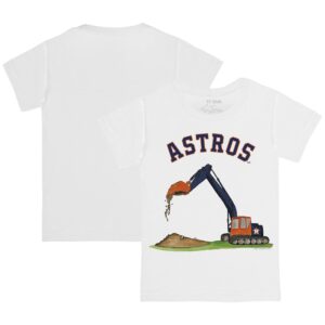 Youth Tiny Turnip  White Houston Astros Excavator T-Shirt